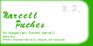 marcell puches business card